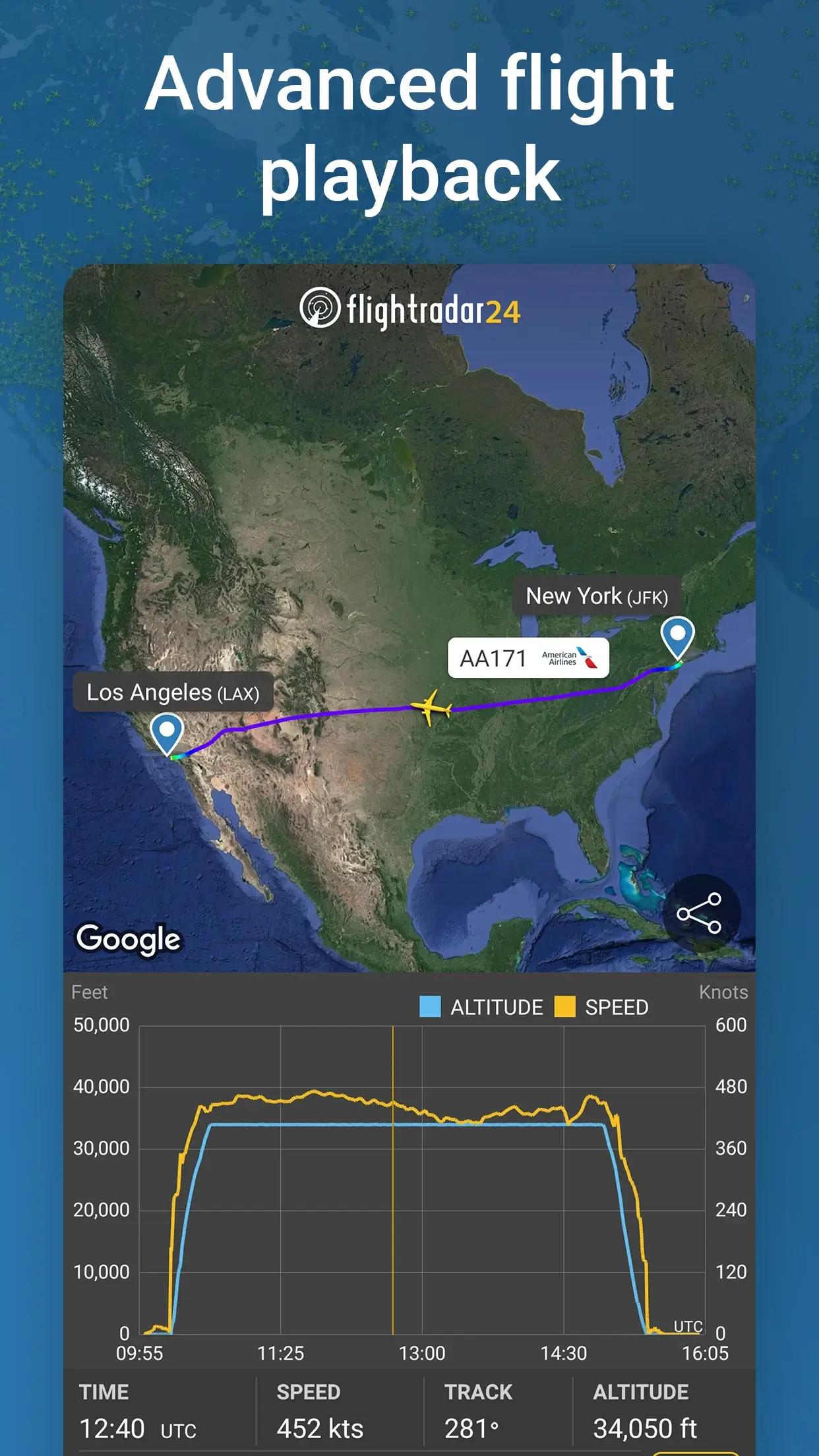 Screenshot Flightradar24 APK