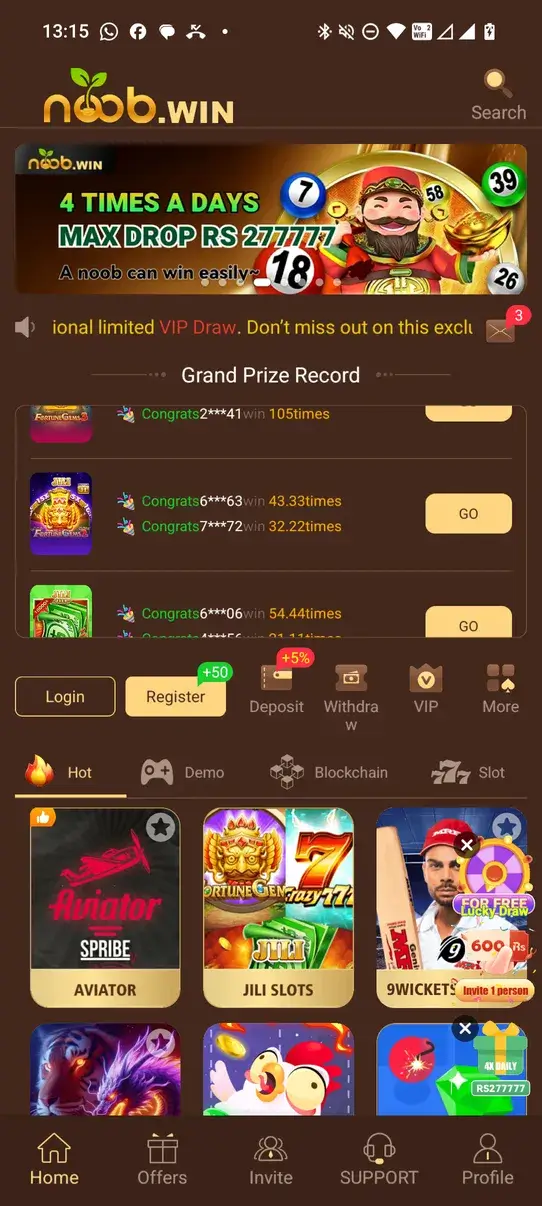 Screenshot Noob Win APK