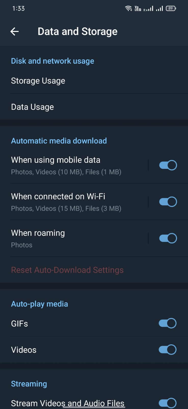 Screenshot GB Telegram APK