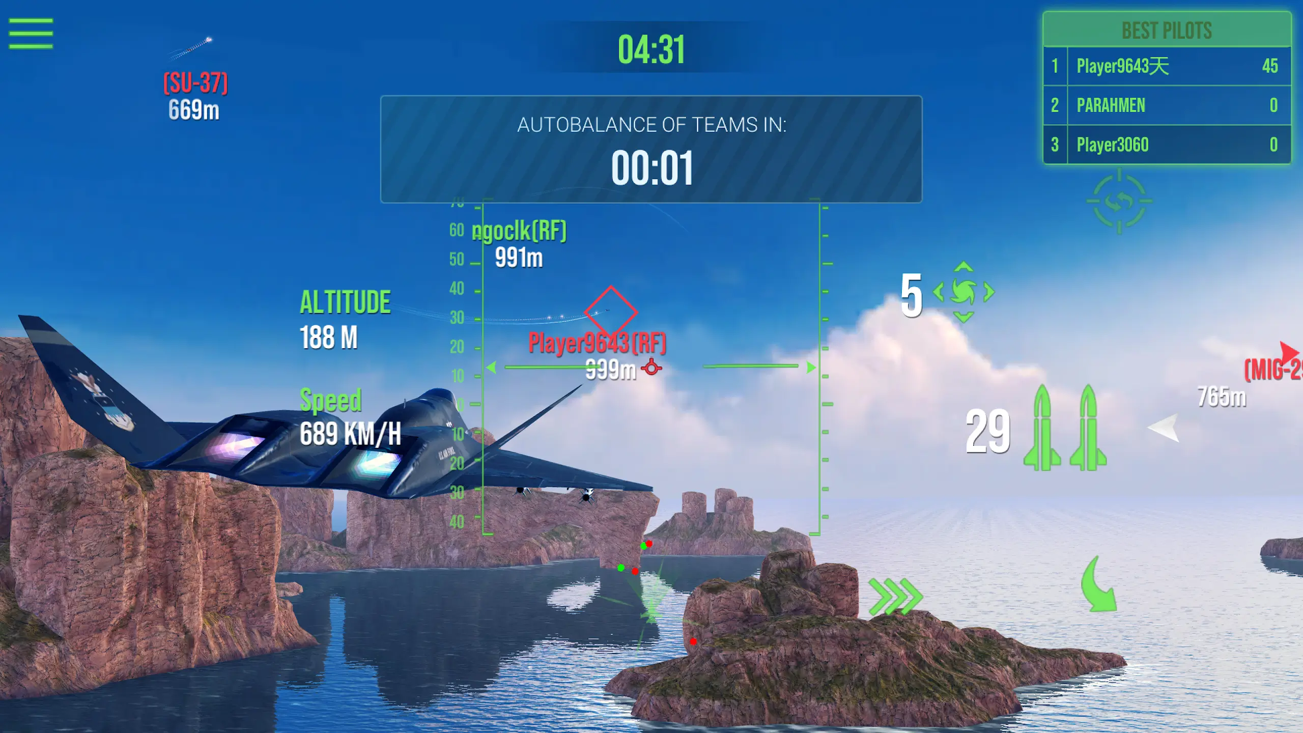 Screenshot Modern Warplanes APK