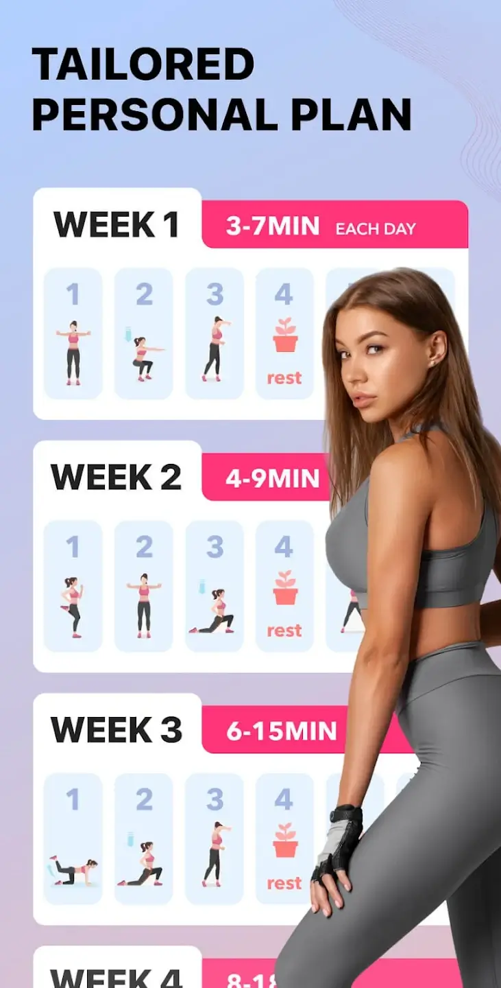 Screenshot Female Fitness APK 2.0.2 untuk Latihan di Rumah