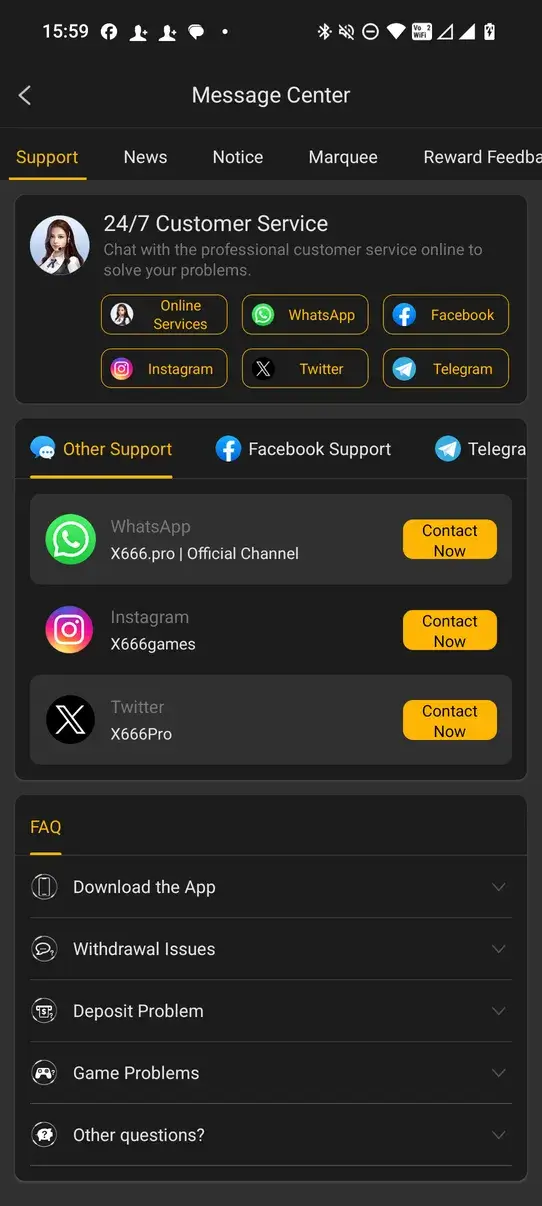 Screenshot X666 APK untuk Android