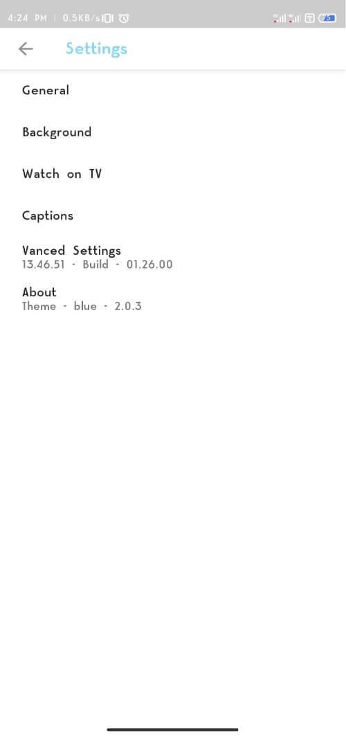 Screenshot YouTube Azul APK