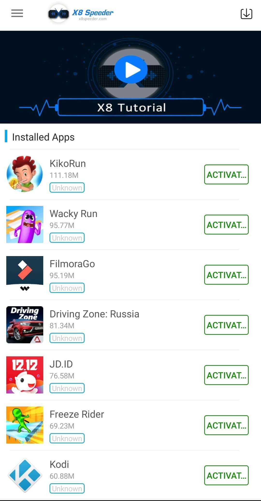 Screenshot X8 Speeder APK