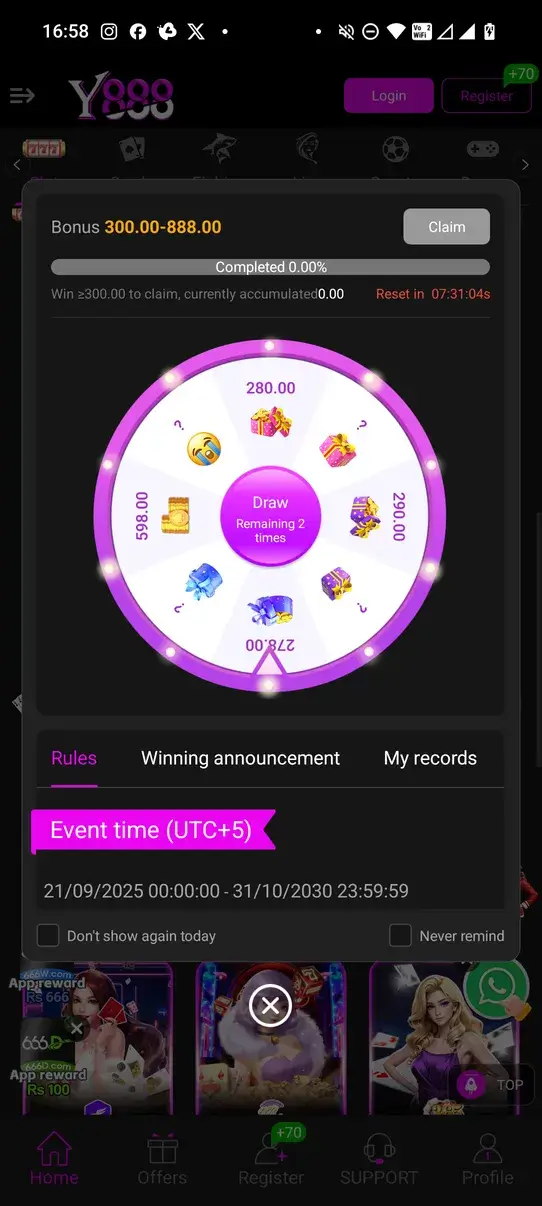 Screenshot Y888 APK v1.0