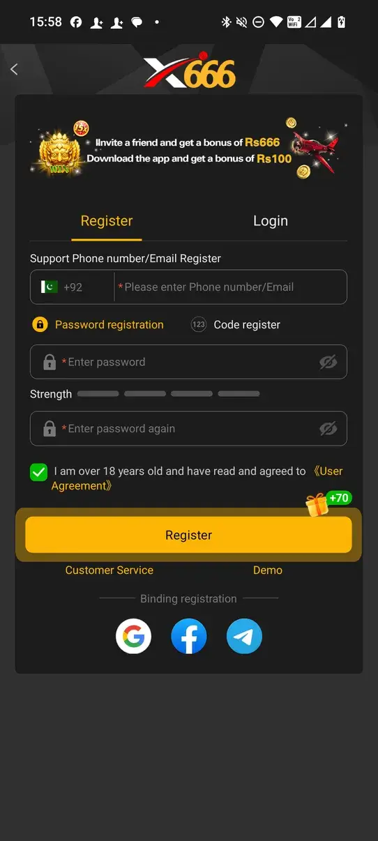Screenshot X666 APK untuk Android