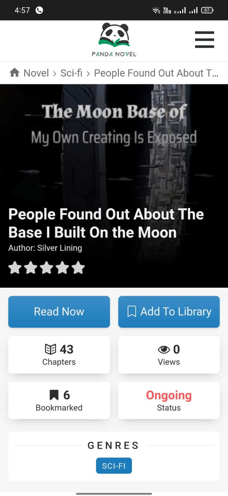 Screenshot Panda Novel APK v1.0.3 untuk Android
