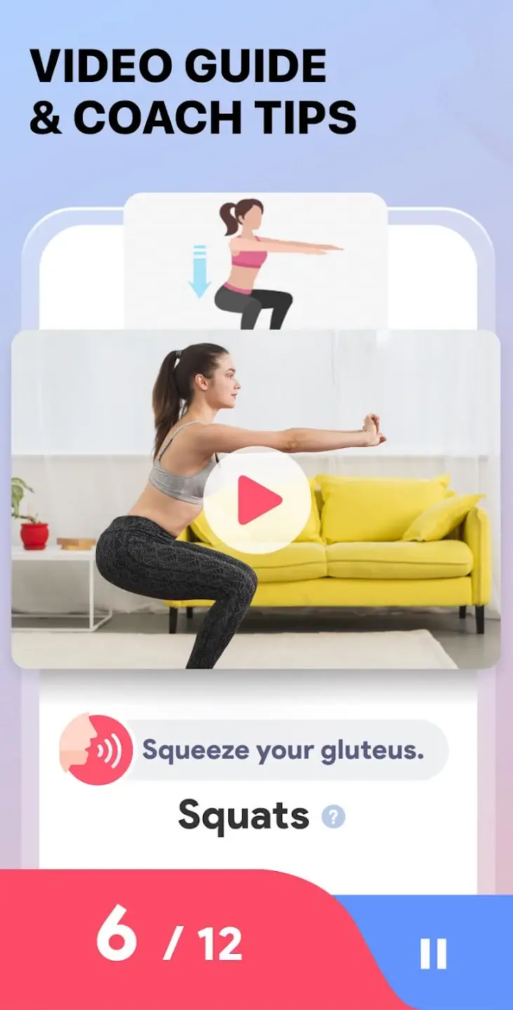 Screenshot Female Fitness APK 2.0.2 untuk Latihan di Rumah