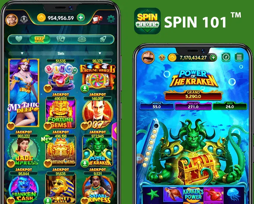 Screenshot Spin 101 APK – Aplikasi Game Casino dengan 60+ Pilihan Hiburan