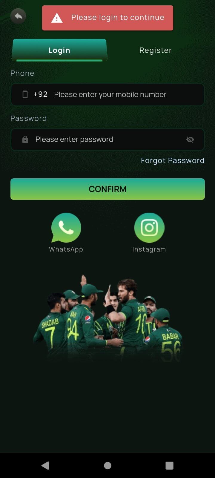 Screenshot B9 Game APK