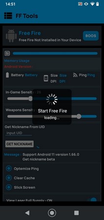 Screenshot FF Tools APK v2.4 untuk Android