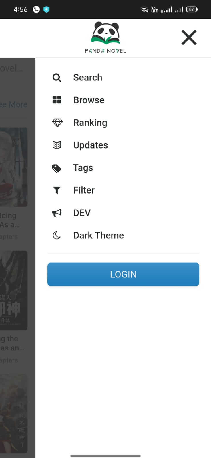 Screenshot Panda Novel APK v1.0.3 untuk Android