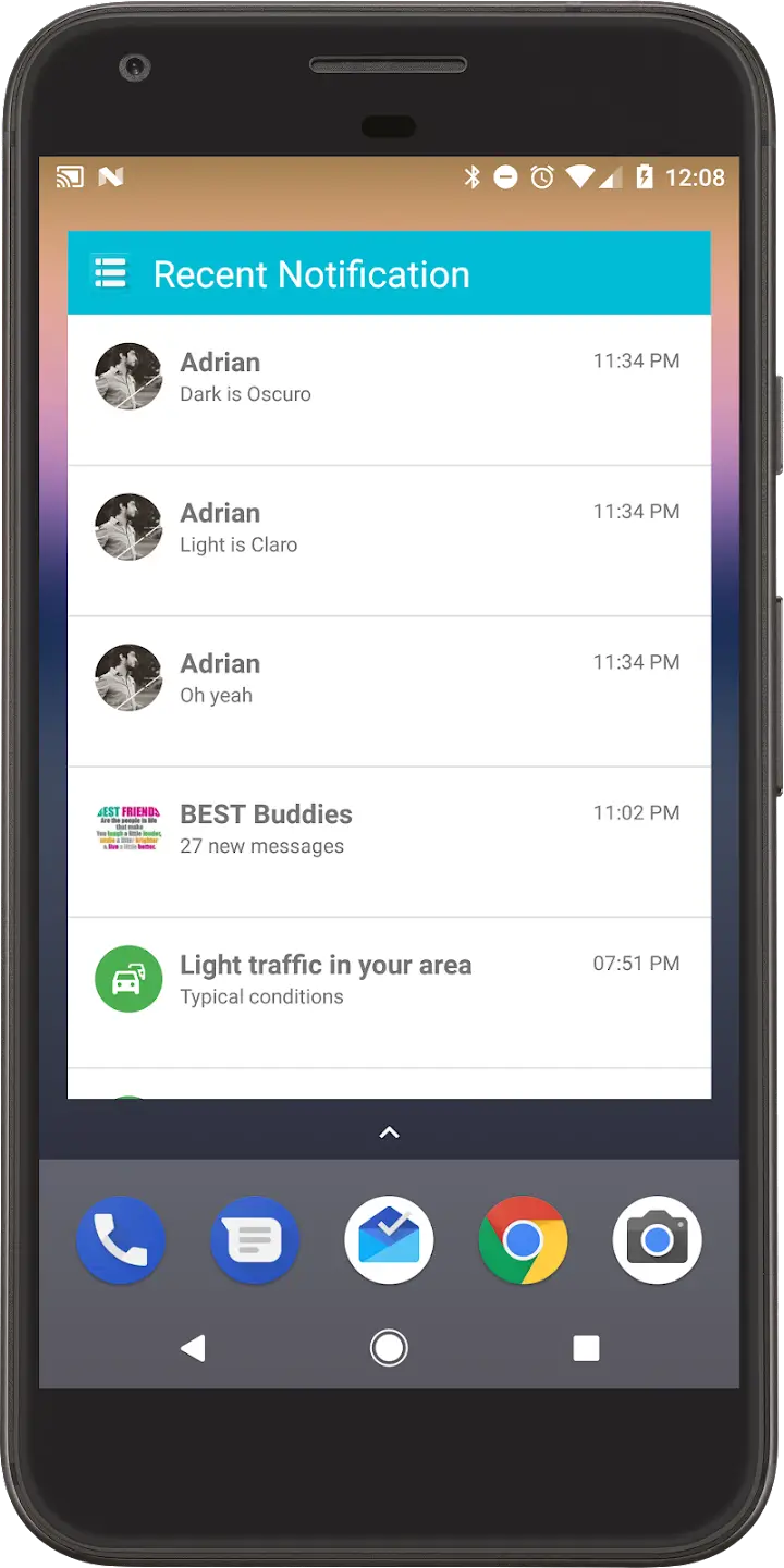 Screenshot Recent Notifications APK v3.7.0