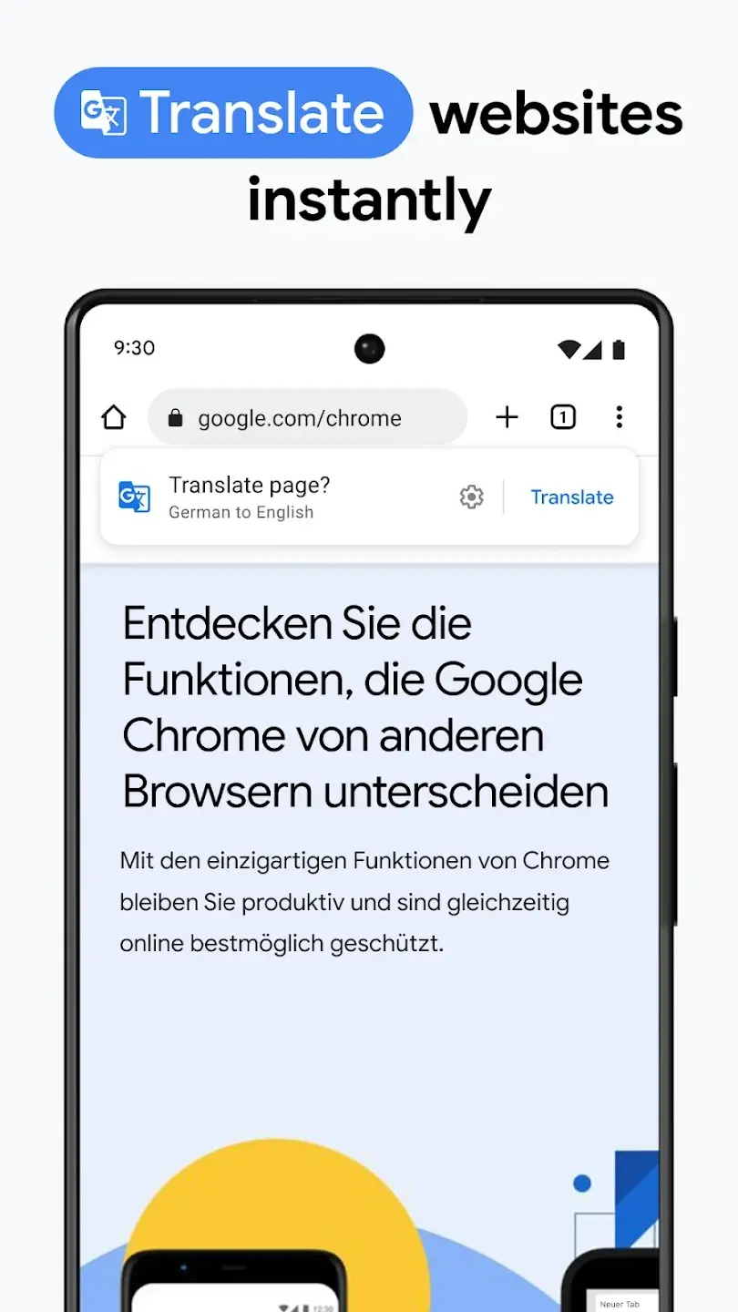 Screenshot Chrome APK