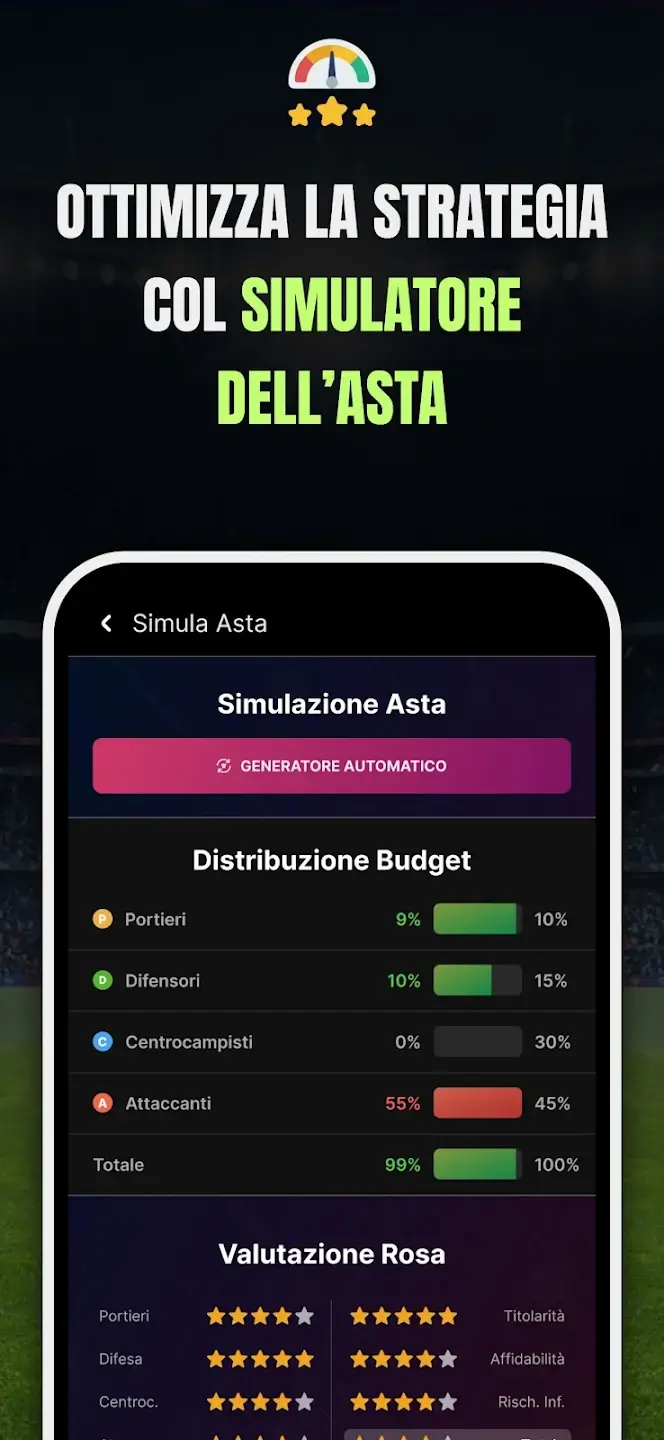 Screenshot FantaLab Manager - Fantacalcio APK v2.5.1