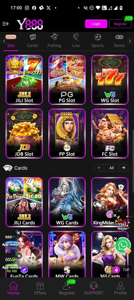 Screenshot Y888 APK v1.0