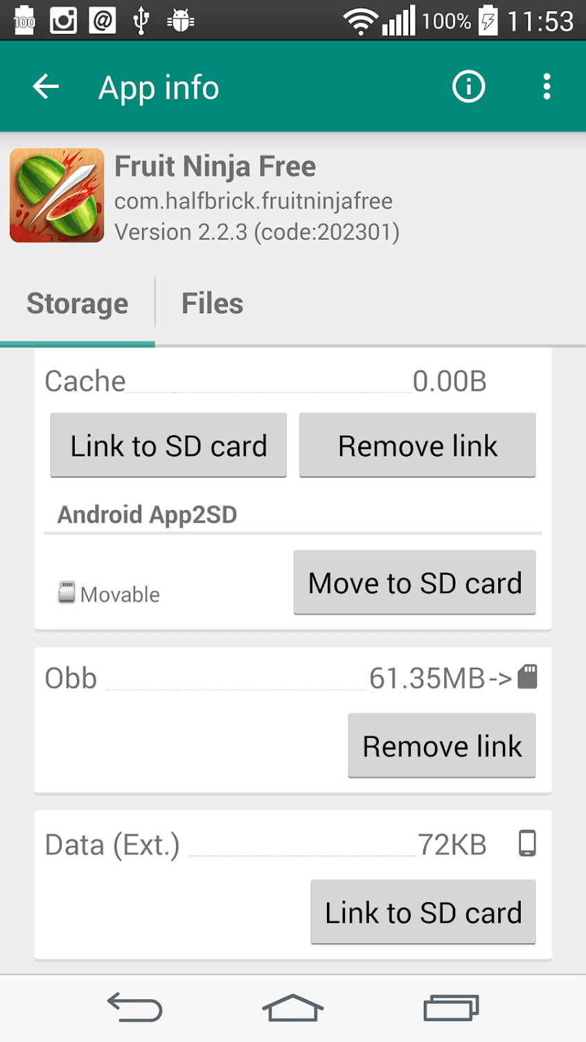Screenshot Link2SD APK (v4.3.4)