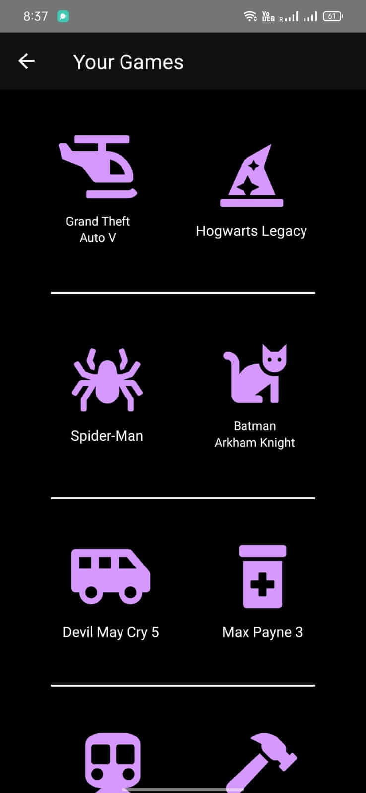Screenshot The Gaming Project APK v0.50.8