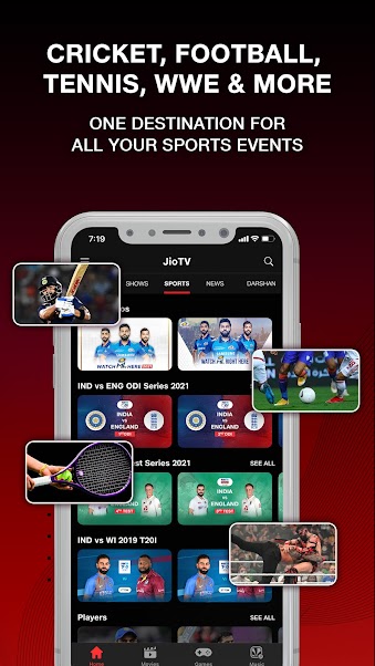 Screenshot JioTV APK