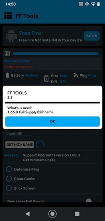 Screenshot FF Tools APK v2.4 untuk Android