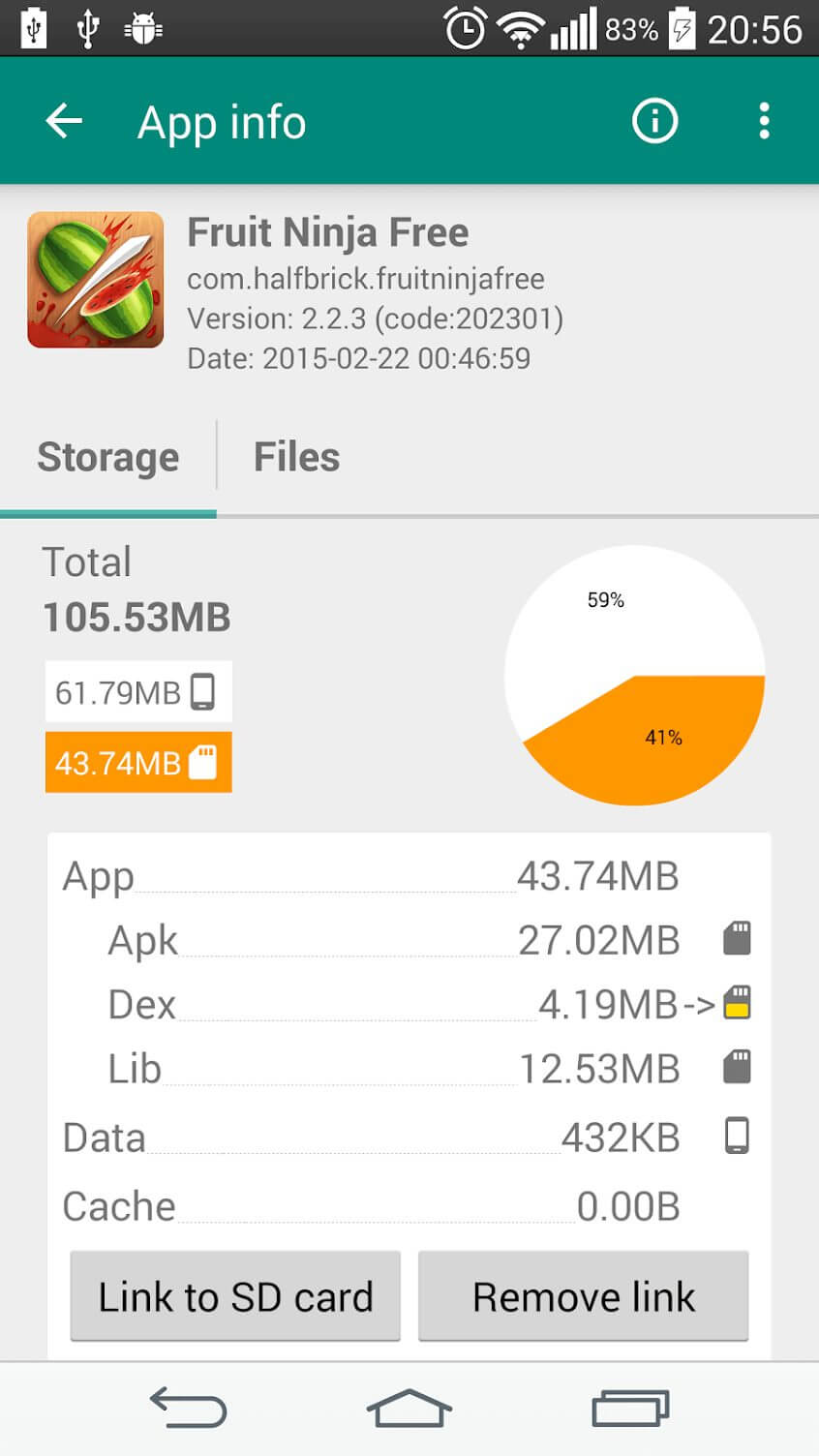 Screenshot Link2SD APK (v4.3.4)
