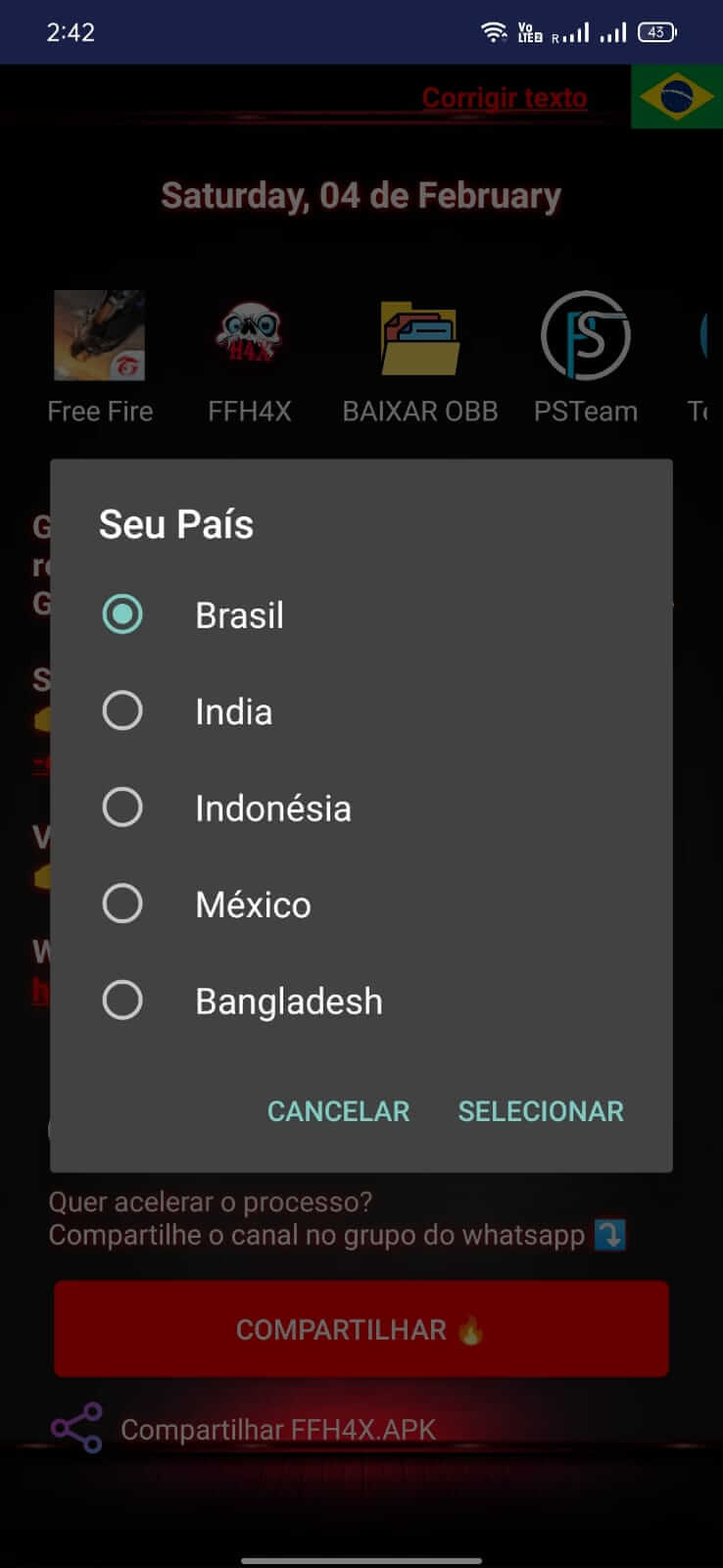 Screenshot FFH4X Regedit APK v145