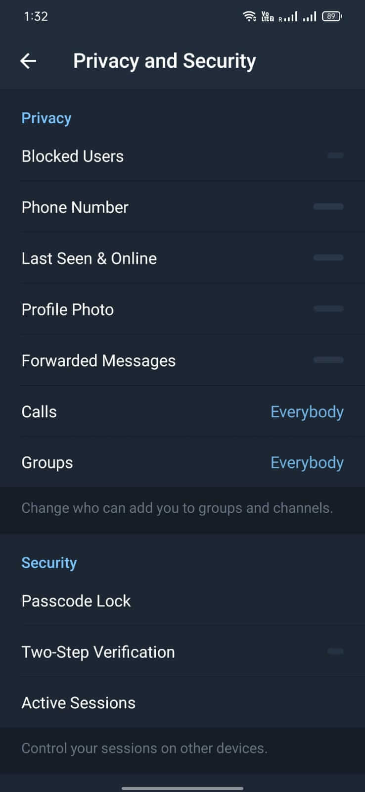 Screenshot GB Telegram APK