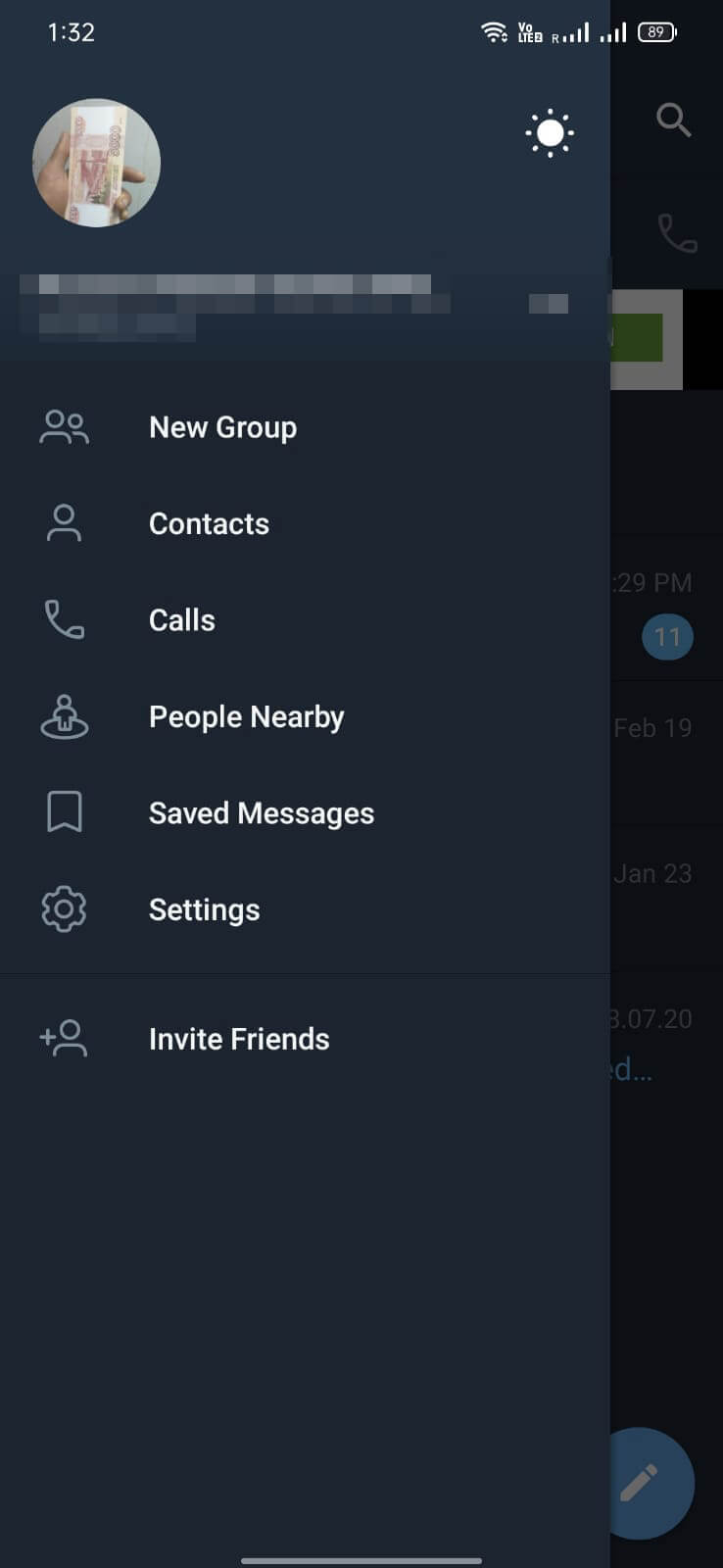 Screenshot GB Telegram APK