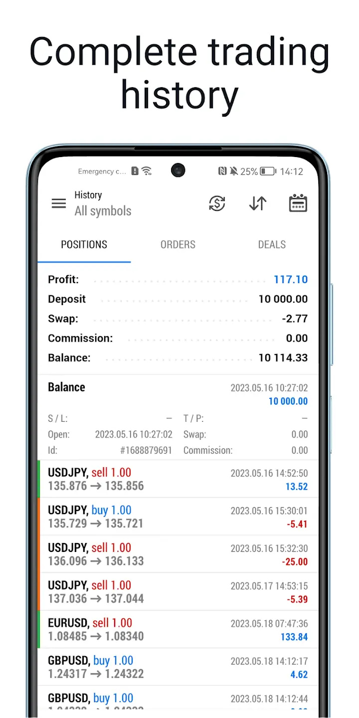 Screenshot MetaTrader 5 APK